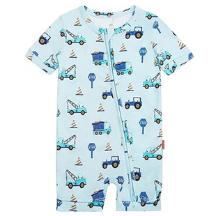 Baby Boys Soft Comfy Infant Short Sleeve Romper