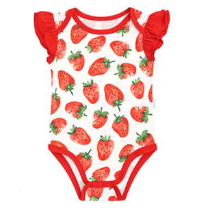 Baby Girl Bodysuit Newborn Ruffle Sleeveless Jumpsuit