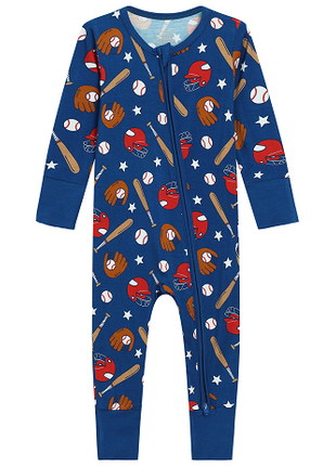 Baby Baseball Long Sleeves & Pants Rompers