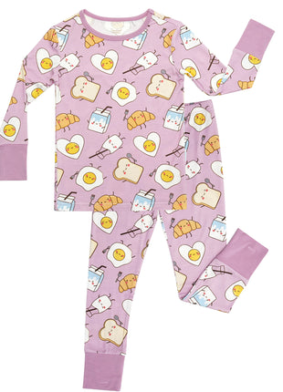 Kids Long Sleeve with Long Pants Pajamas Set