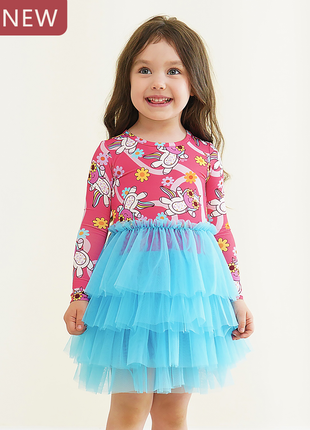 Toddler Girl Tulle Dress Long Sleeve Tutu Outfits