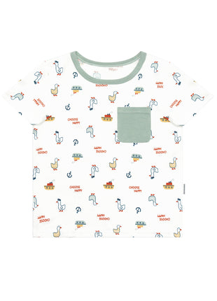 Kids Short Sleeve T-Shirt With Pocket