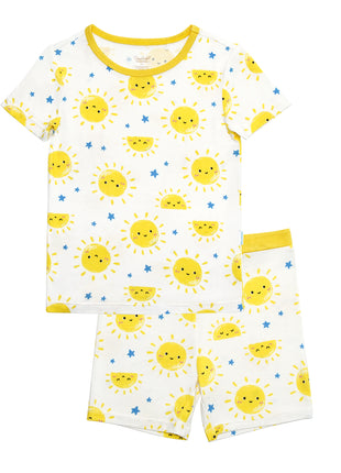 Kids Two-Piece Short Sleeve and Pants Outfit