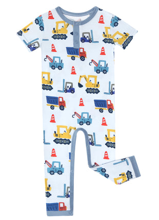 Baby Boy Rompers Short Sleeve Jumpsuit with Pants