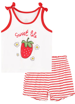 Summer Outfits Sleeveless Tank Top and Shorts Set