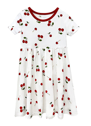 Kids Girl Short Sleeve Dresses