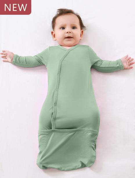 Baby Kimono Jasmine Green Long Sleeve Sleep Sack