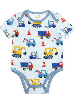 3-Pack Baby Boys Bodysuit Short Sleeve Rompers