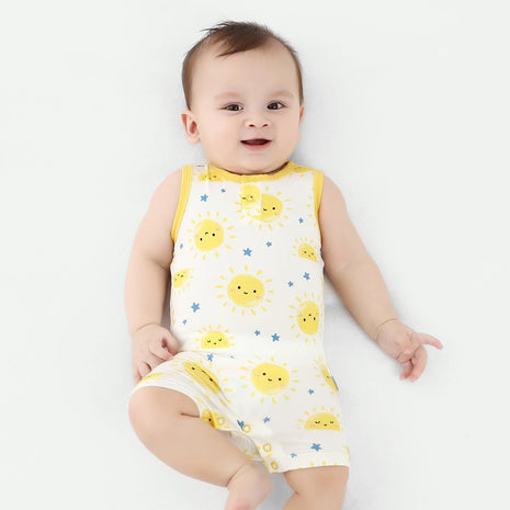 Baby Boy Sleeveless Tank Top One-piece Bodysuit