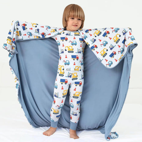 Boys Girls Double Layer Nursery Blanket 50'' x 50''