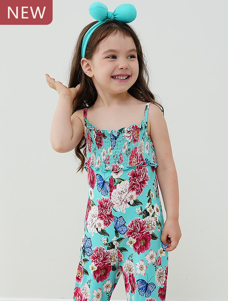 Sleeveless Bow Romper with Pants Jumpsuit