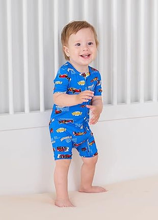 Baby Boys Soft Comfy Infant Short Sleeve Romper