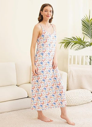 Women Full Slip Sleeveless Nightgown