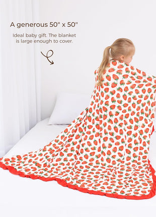 Girls Double Layer Nursery Blanket