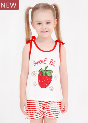 Summer Outfits Sleeveless Tank Top and Shorts Set