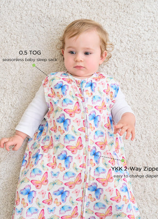 Baby Wearable Blanket with 2-Way Zipper