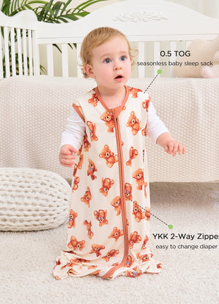 Baby Wearable Blanket with 2-Way Zipper