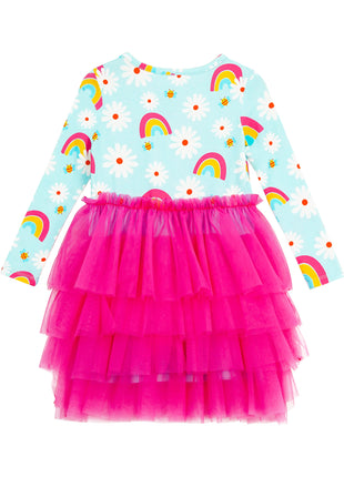 Toddler Girl Tulle Dress Long Sleeve Tutu Outfits