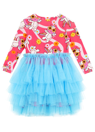 Toddler Girl Tulle Dress Long Sleeve Tutu Outfits